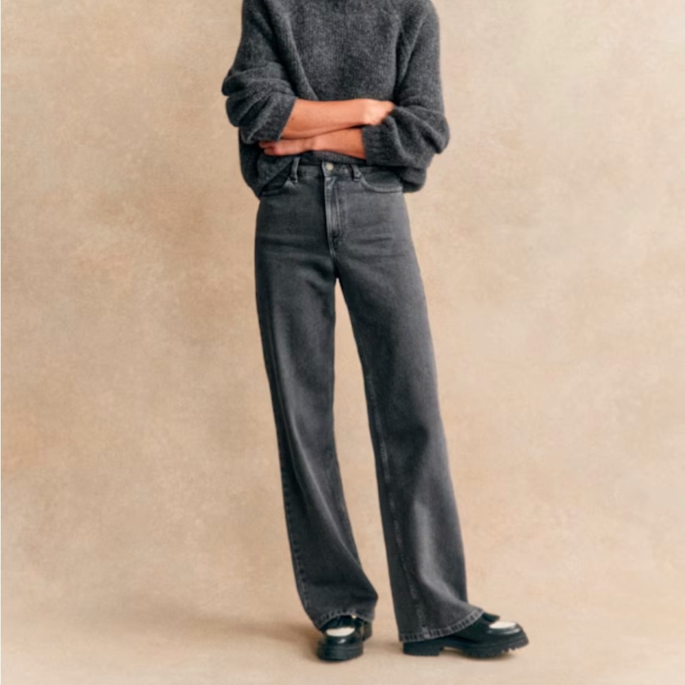 NWOT Sezane wide leg jeans
